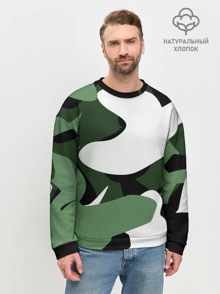 Мужской свитшот базовый / Камуфляж