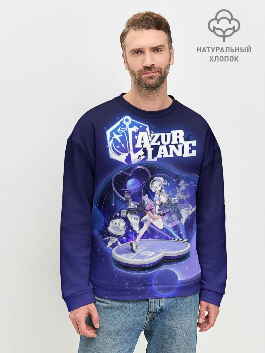 Мужской свитшот базовый / аниме Лазурный путь