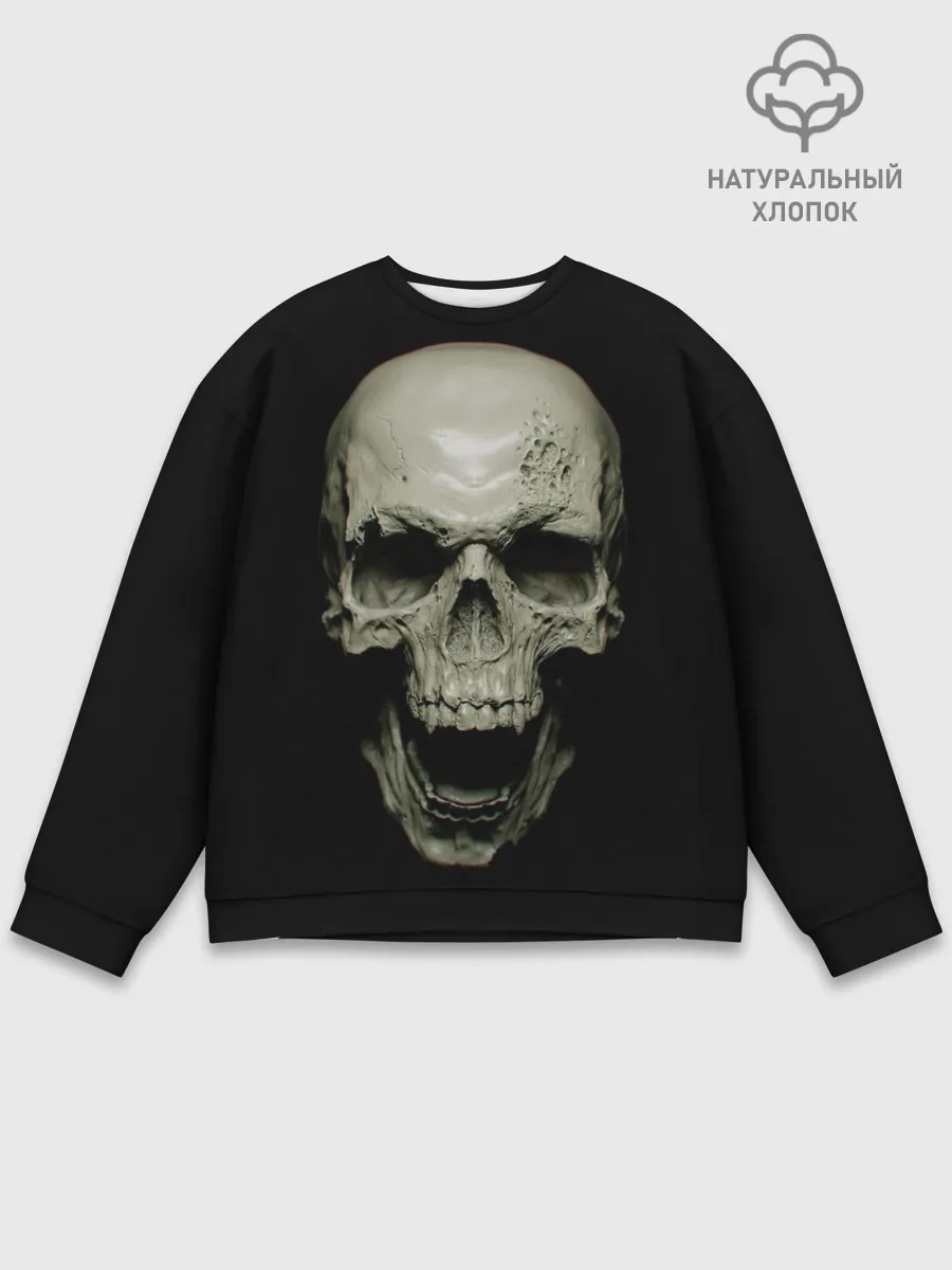 Мужской свитшот базовый / SKULL