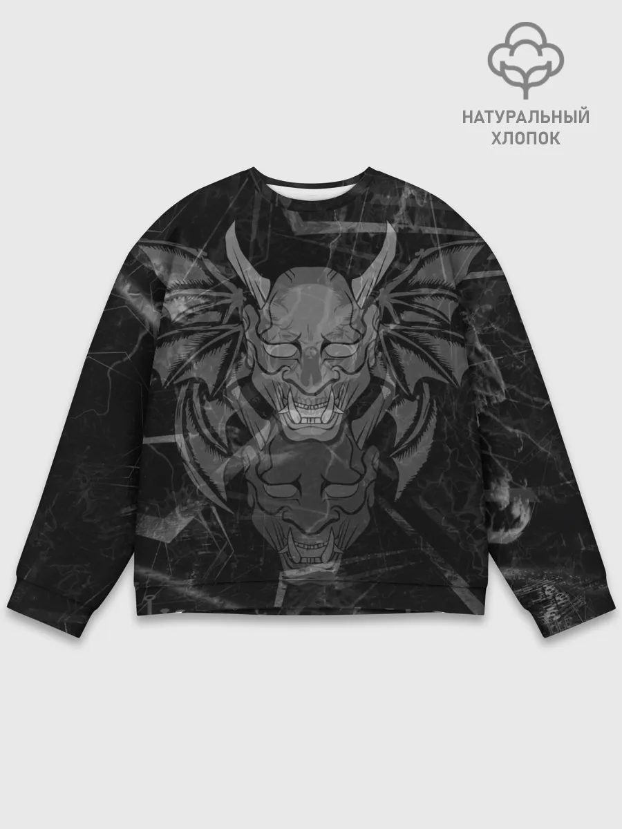 Мужской свитшот базовый / The devil is inside