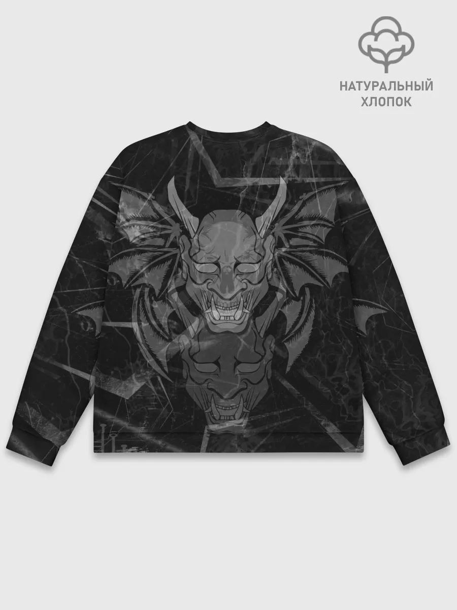 Мужской свитшот базовый / The devil is inside