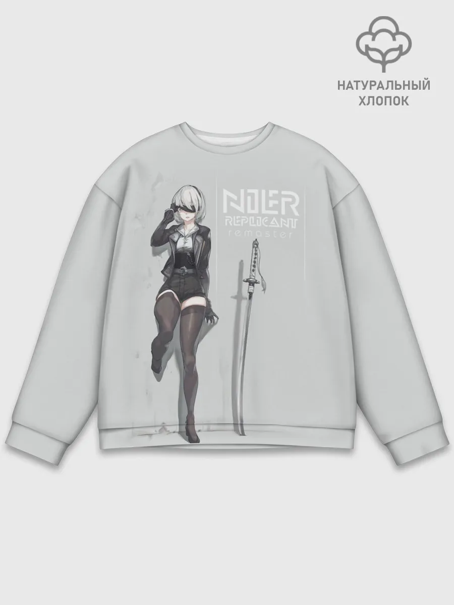 Мужской свитшот базовый / NIER REPLICANT REMASTER
