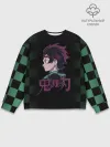 Мужской свитшот базовый / Танджиро Камадо Kimetsu no Yaiba