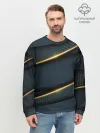 Мужской свитшот базовый / 3D luxury gold