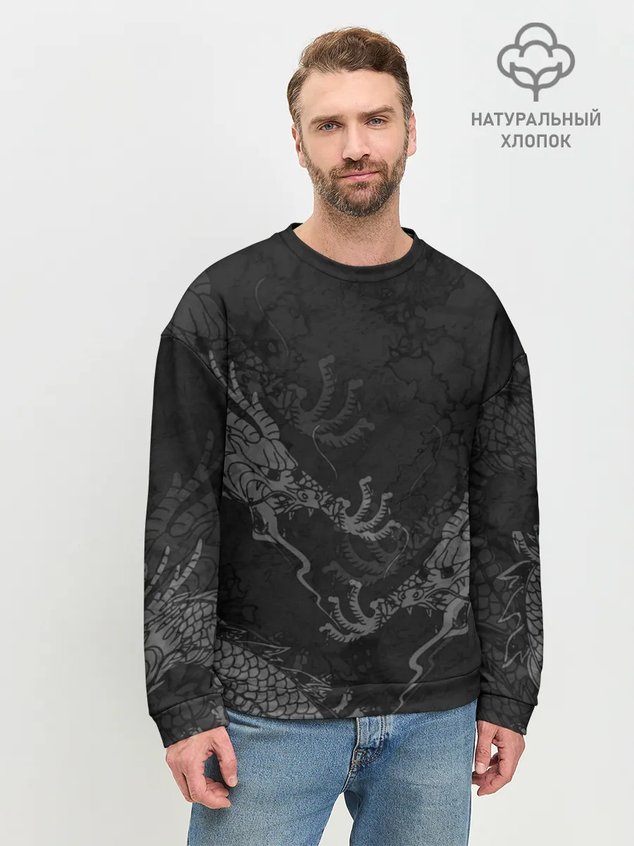 Мужской свитшот базовый / Chinese Dragons