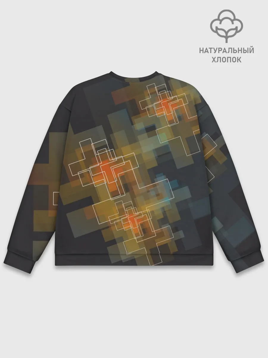 Мужской свитшот базовый / Блич. Маска