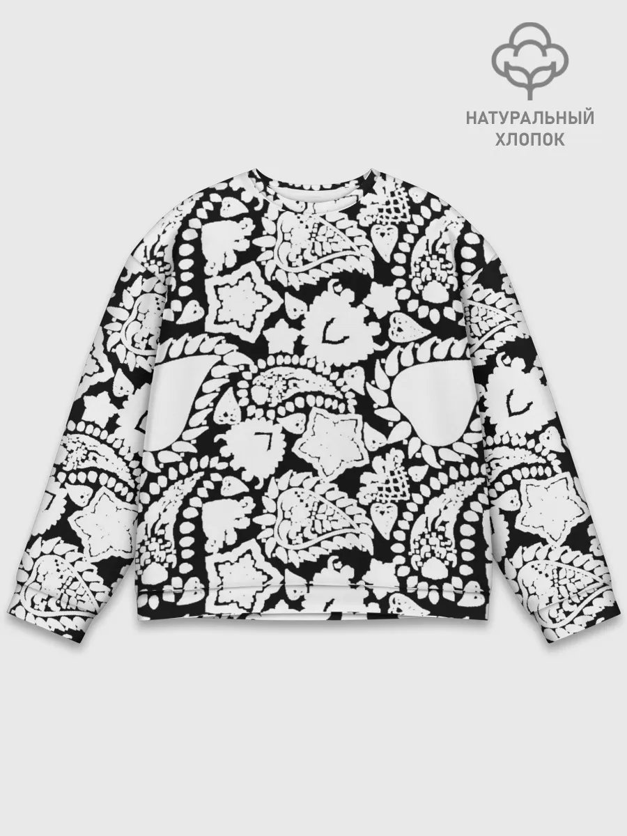 Мужской свитшот базовый / Фракталы