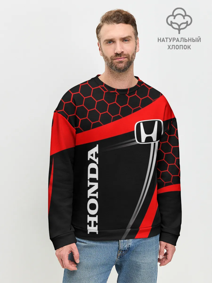 Мужской свитшот базовый / HONDA / ХОНДА / SPORT