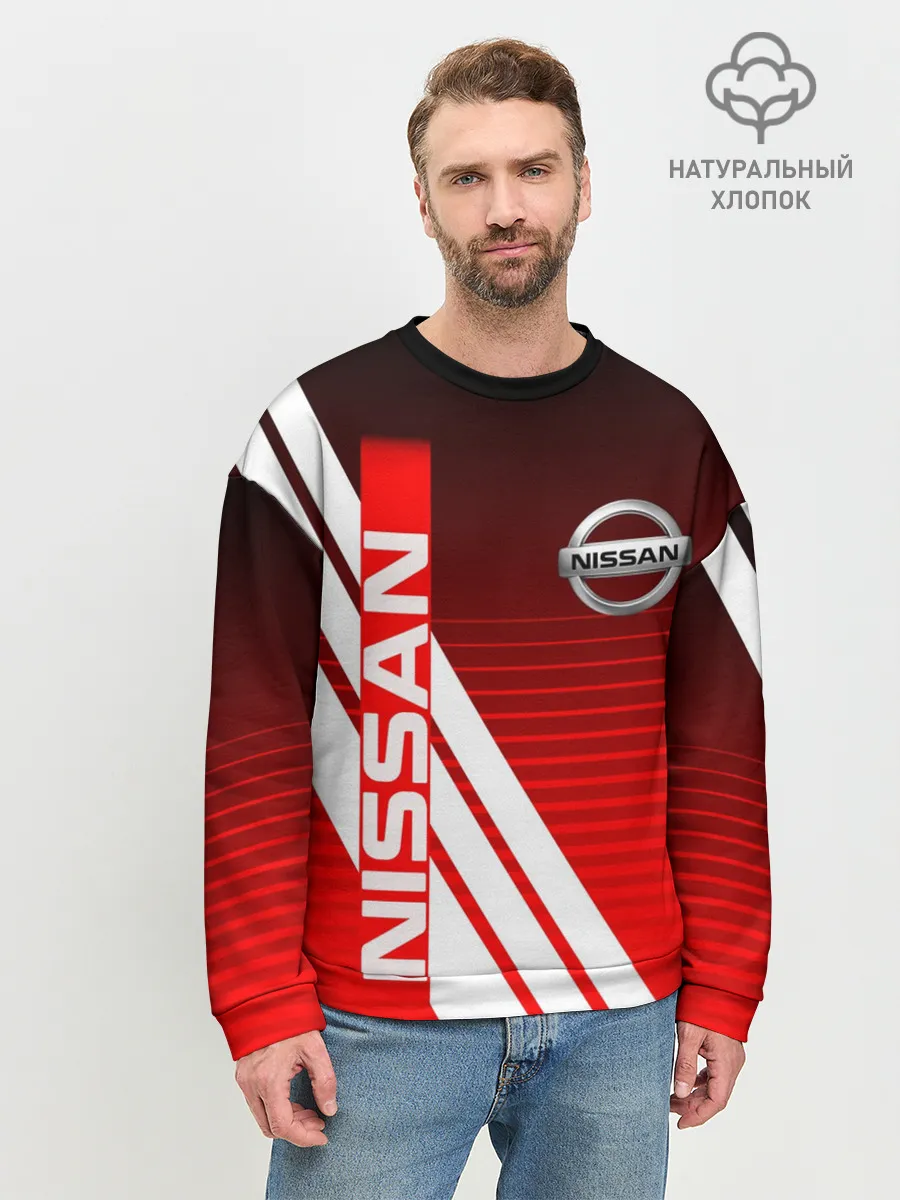 Мужской свитшот базовый / NISSAN / НИССАН / СПОРТ