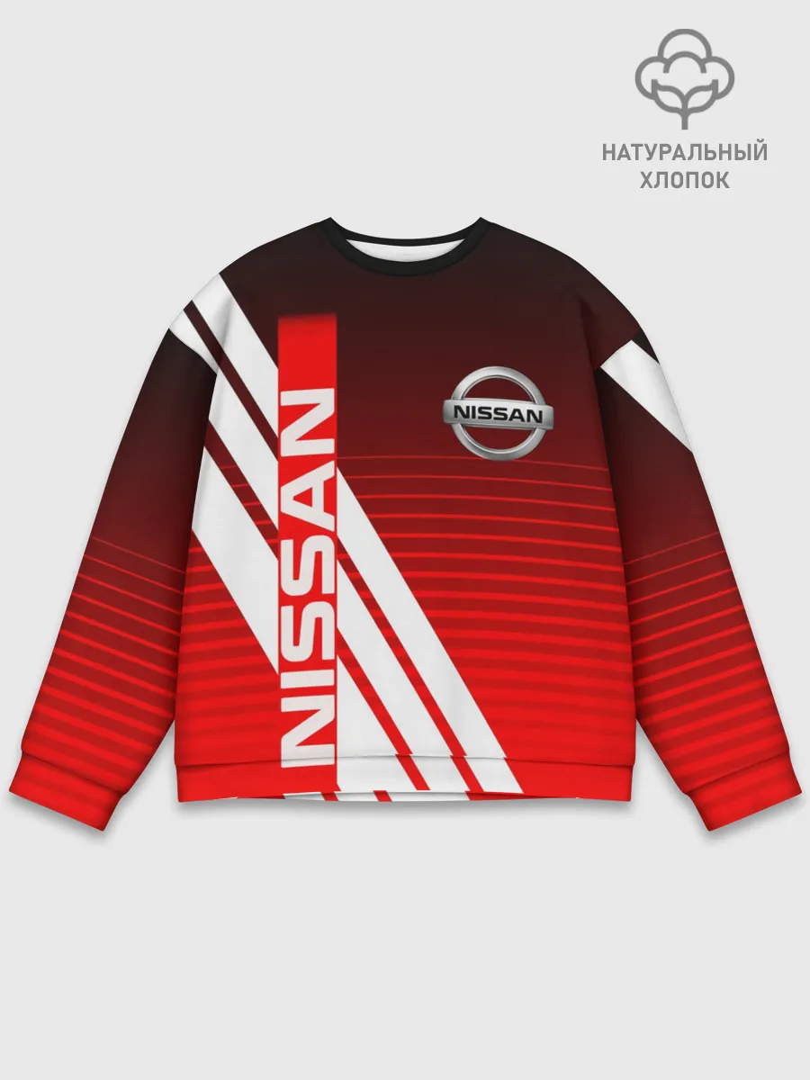 Мужской свитшот базовый / NISSAN / НИССАН / СПОРТ