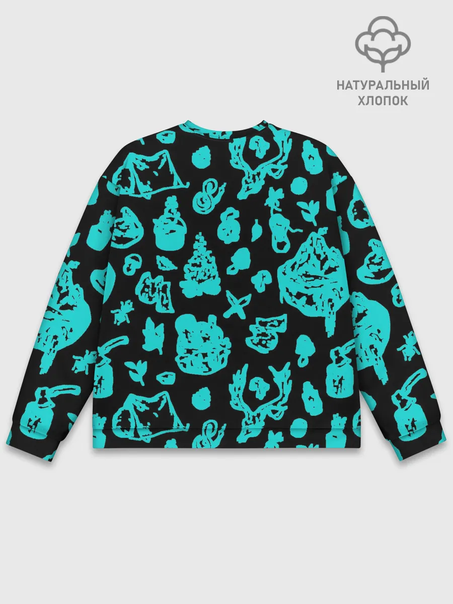 Мужской свитшот базовый / Поход