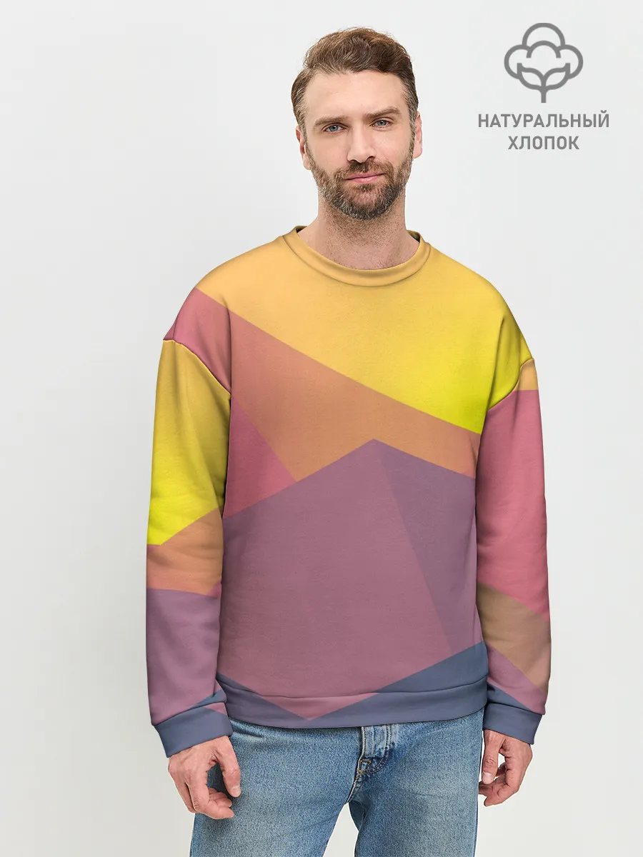 Мужской свитшот базовый / Векторный Египет