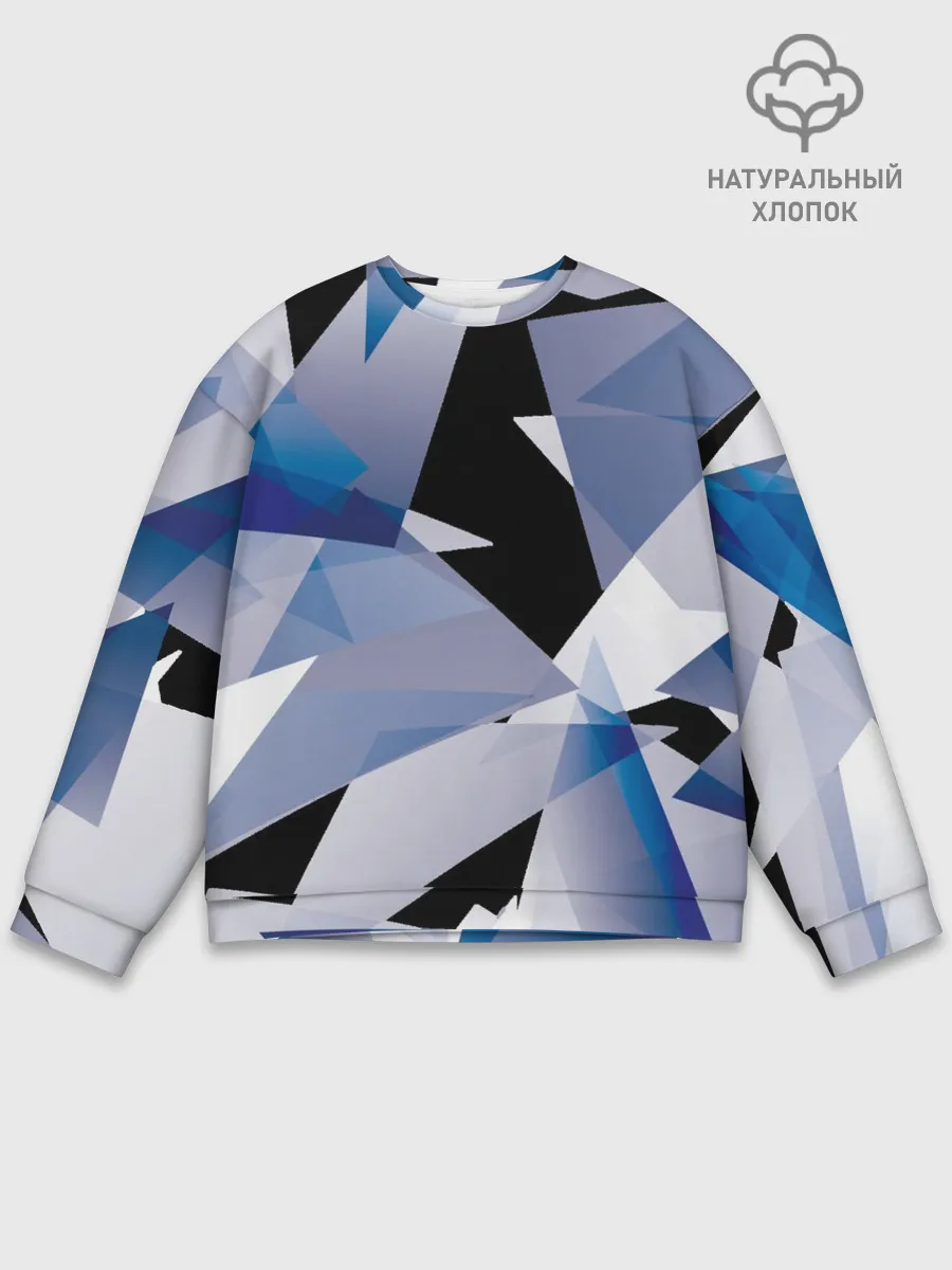 Мужской свитшот базовый / Broken glass