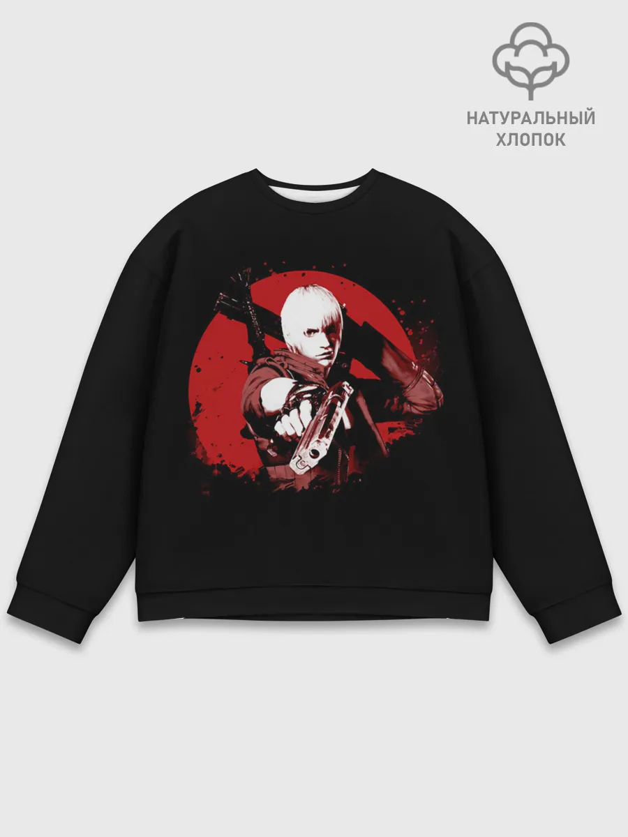 Мужской свитшот базовый / Кровавый Данте