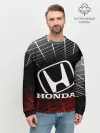 Мужской свитшот базовый / HONDA / ХОНДА / СЕТКА