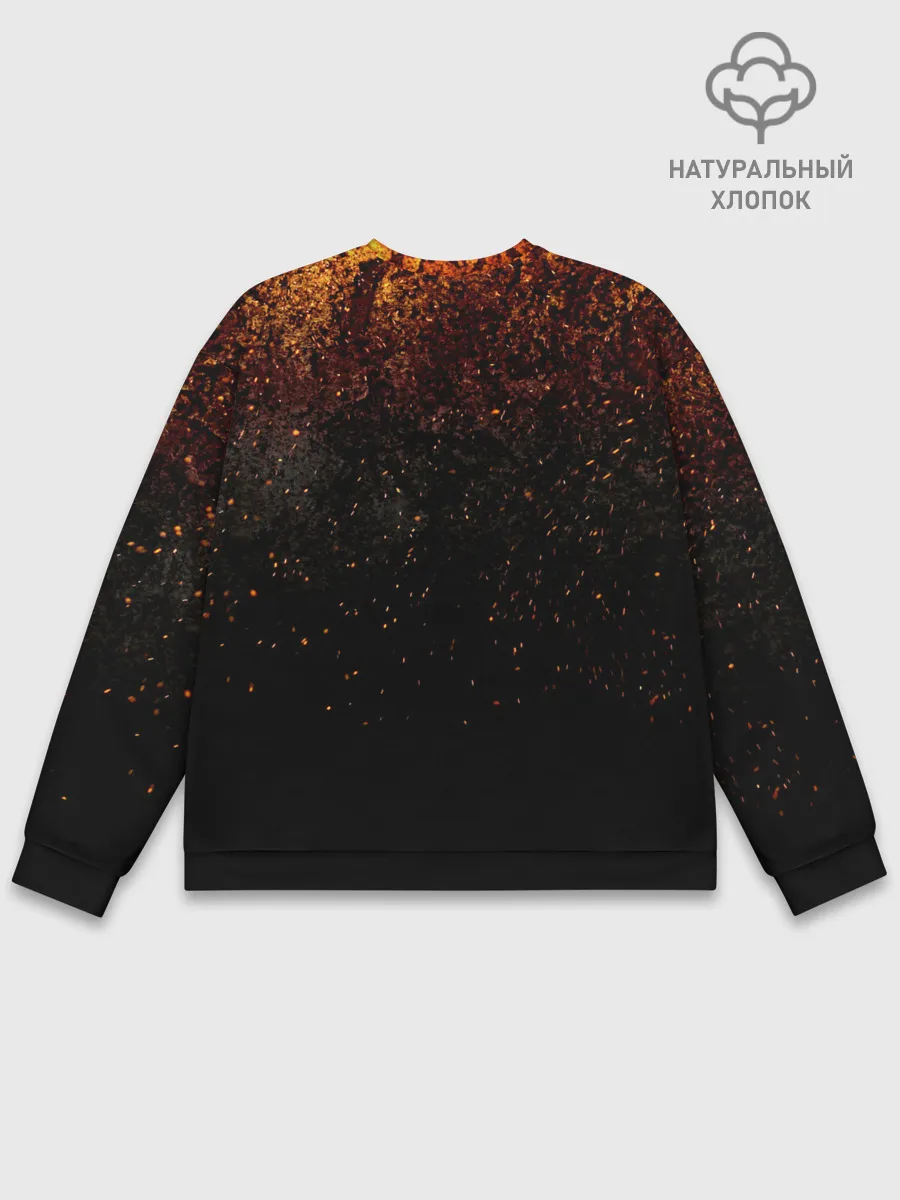 Мужской свитшот базовый / Кёджуро Ренгоку Kimetsu no Yaiba