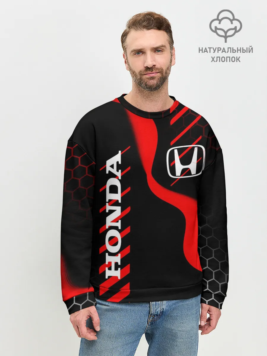 Мужской свитшот базовый / HONDA / ХОНДА / СПОРТ