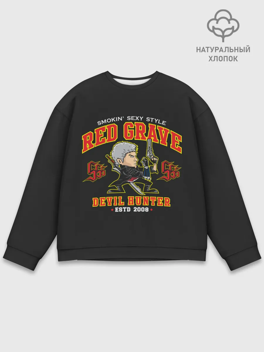 Мужской свитшот базовый / Убийца Дьявола