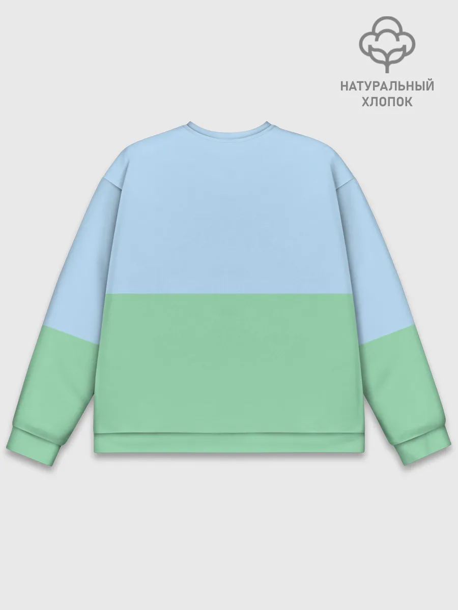 Мужской свитшот базовый / Милый Корги