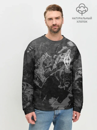 Мужской свитшот базовый / Battle with the dragon / TES