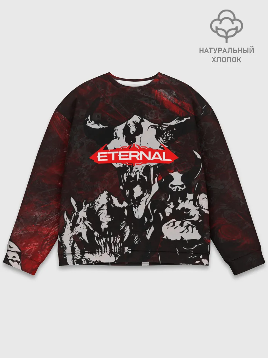 Мужской свитшот базовый / DOOM ETERNAL DEMONS