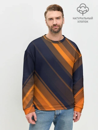 Мужской свитшот базовый / ORANGE Black