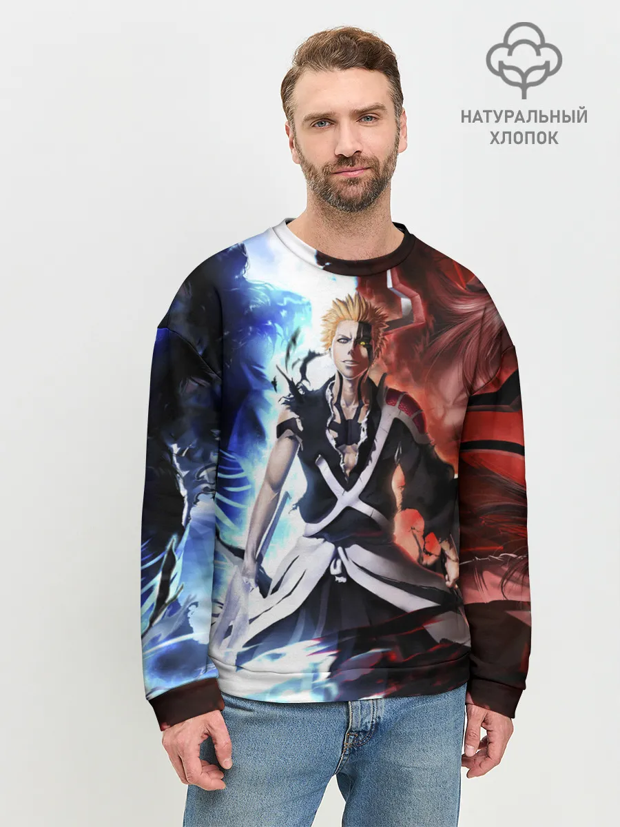Мужской свитшот базовый / Bleach Ichigo Kurosaki