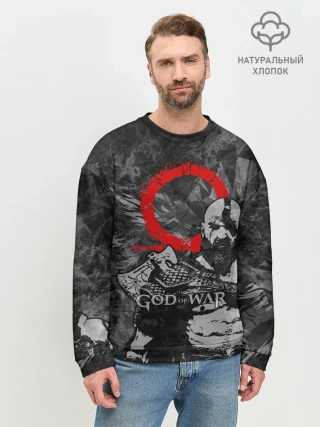 Мужской свитшот базовый / GOD OF WAR : KRATOS