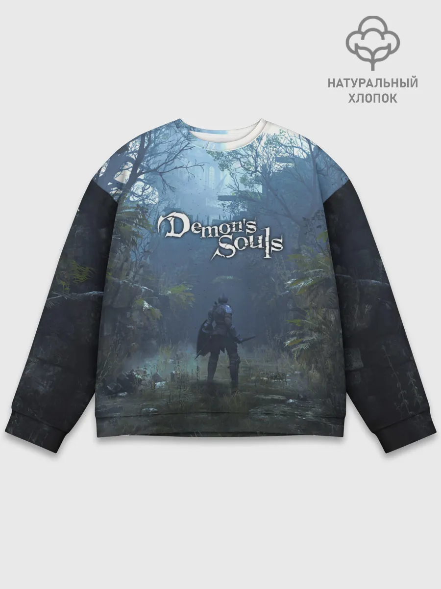 Мужской свитшот базовый / Demons Souls art