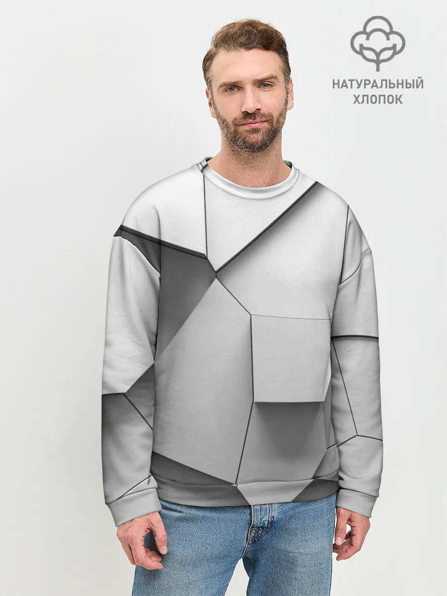 Мужской свитшот базовый / Слом плитки