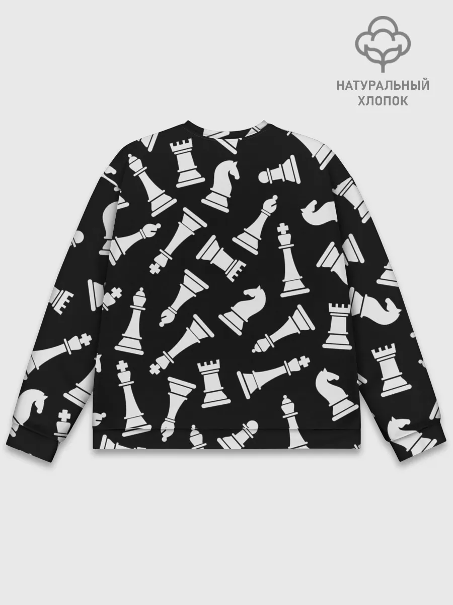 Мужской свитшот базовый / Фигуры, Шахматы