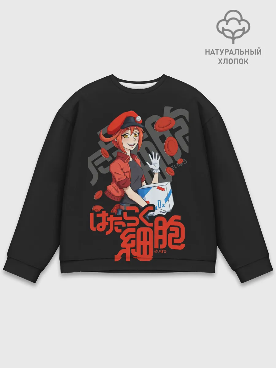 Мужской свитшот базовый / Эритроцит