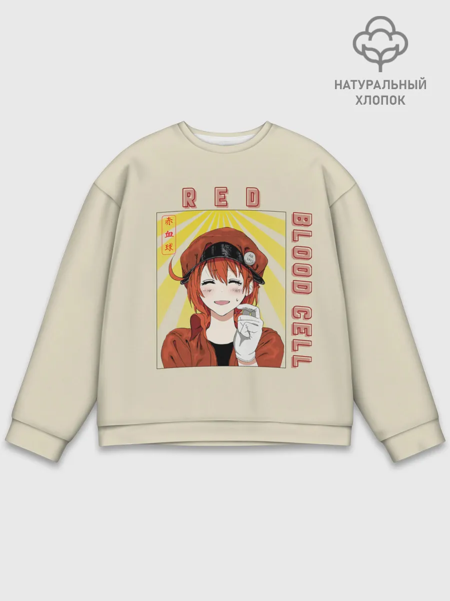 Мужской свитшот базовый / Blood cell