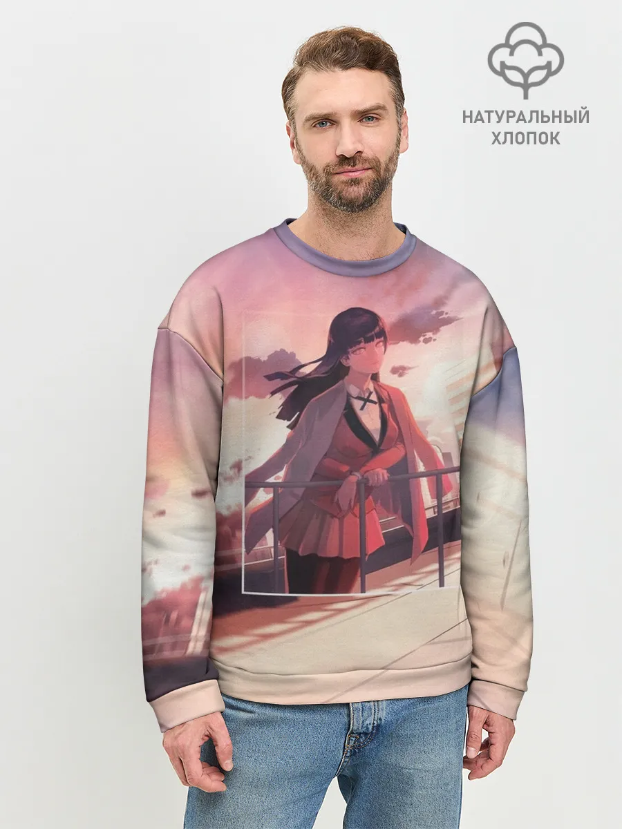 Мужской свитшот базовый / Kakegurui Yumeko Jabami art