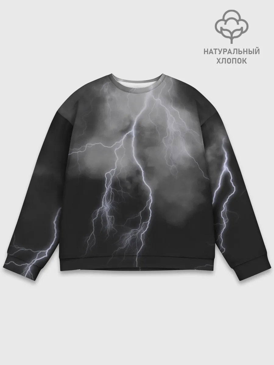 Мужской свитшот базовый / гроза