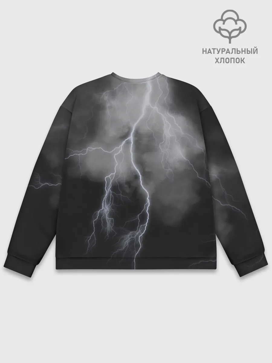 Мужской свитшот базовый / гроза
