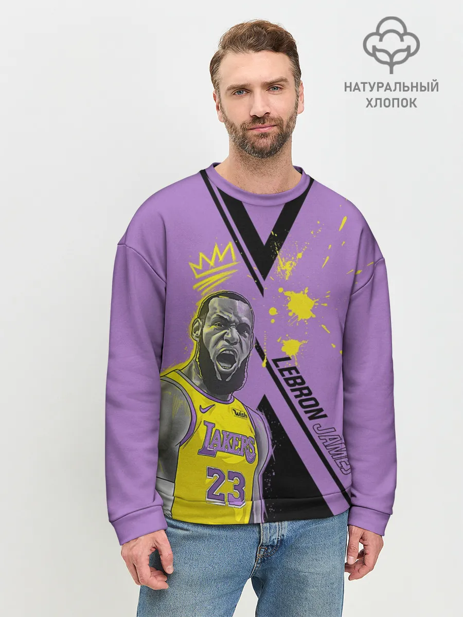 Мужской свитшот базовый / леброн джеймс