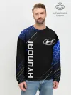 Мужской свитшот базовый / HYUNDAI / ХЕНДАЙ / ЛИНИИ