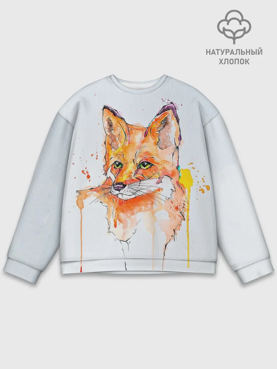 Мужской свитшот базовый / Лисёнок