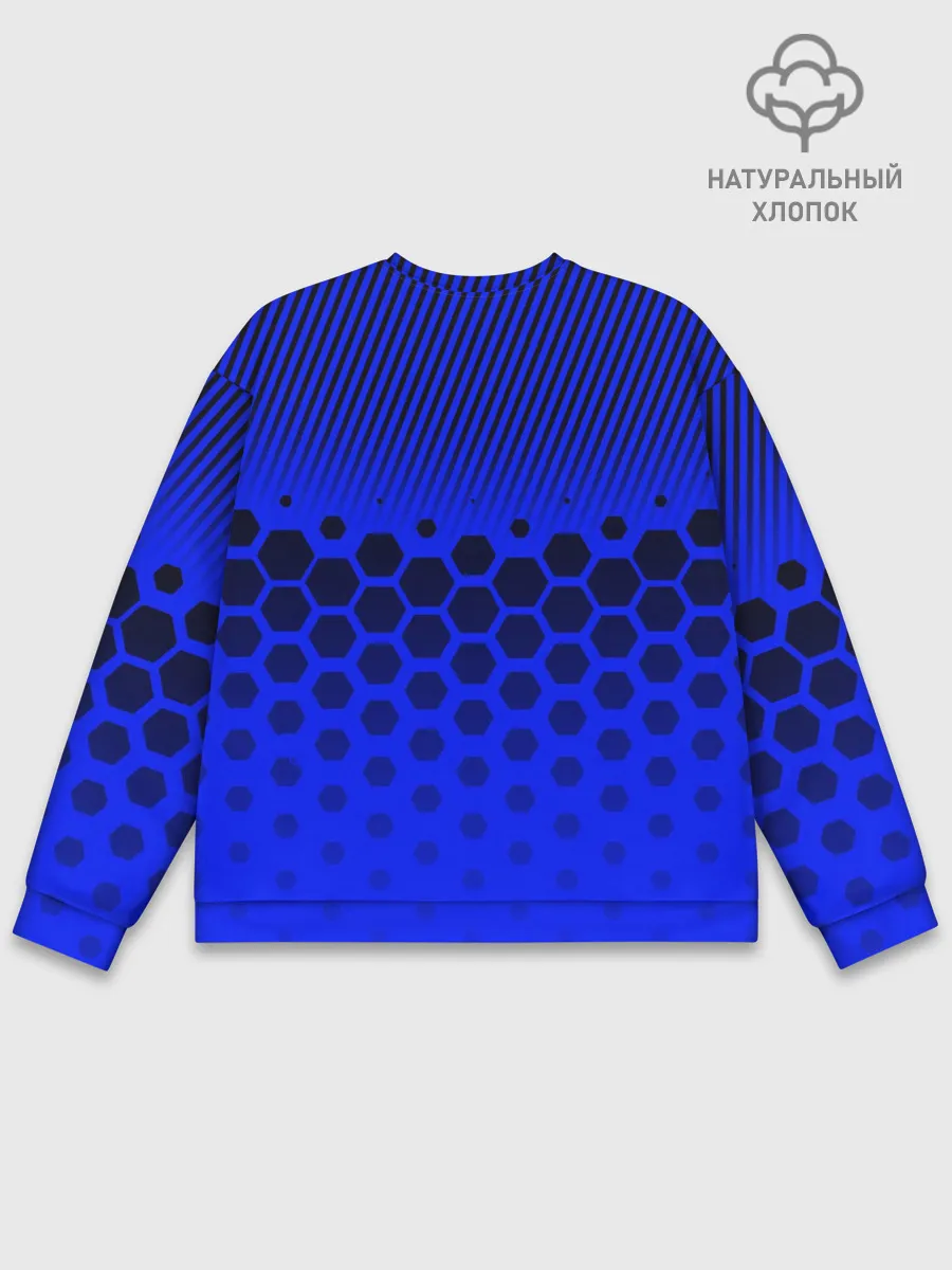 Мужской свитшот базовый / HYUNDAI / ХЕНДАЙ / BLUE STYLE