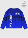 Мужской свитшот базовый / HYUNDAI / ХЕНДАЙ / BLUE STYLE