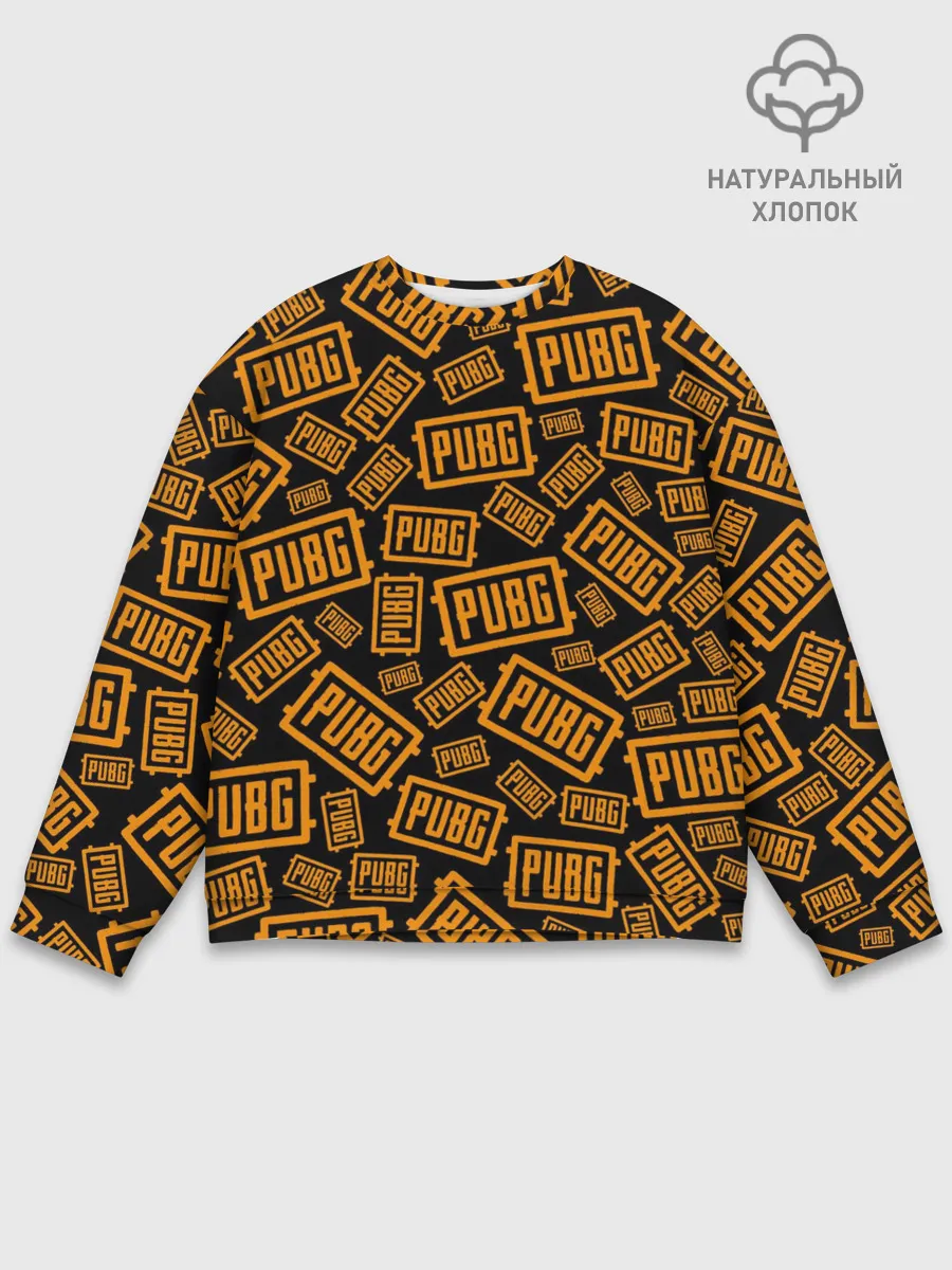 Мужской свитшот базовый / PUBG / ПАБГ / УЗОР