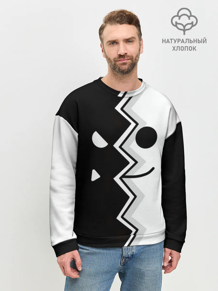Мужской свитшот базовый / Geometry Dash