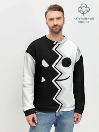 Мужской свитшот базовый / Geometry Dash