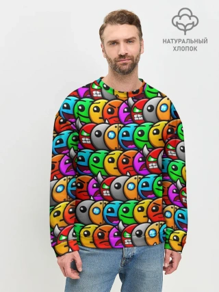 Мужской свитшот базовый / GEOMETRY DASH