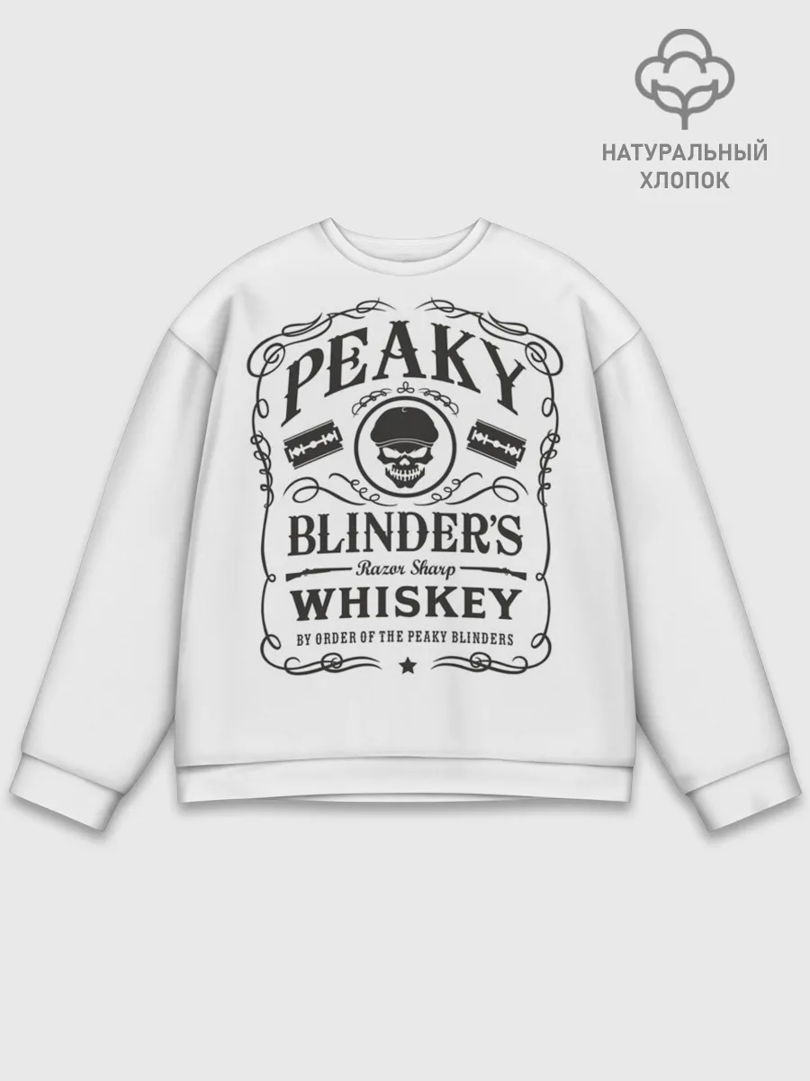 Мужской свитшот базовый / Острые Козырьки Whiskey