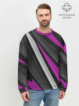 Мужской свитшот базовый / Спортивные линии