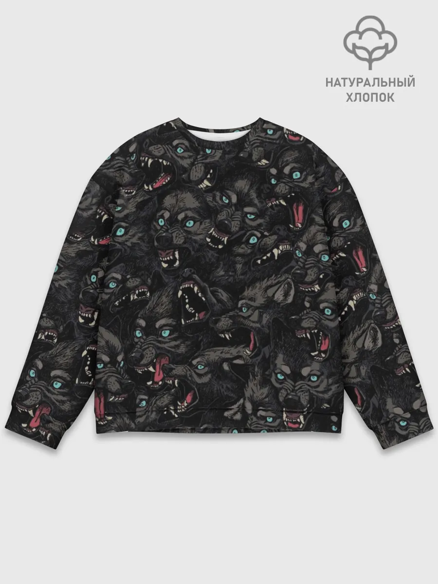 Мужской свитшот базовый / Волки | Wolwes