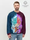 Мужской свитшот базовый / Vegeta power