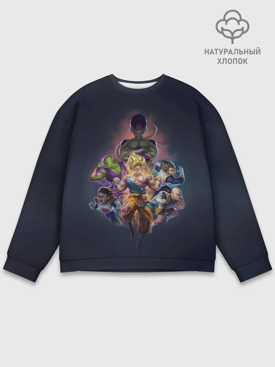 Мужской свитшот базовый / Dragon ball Team